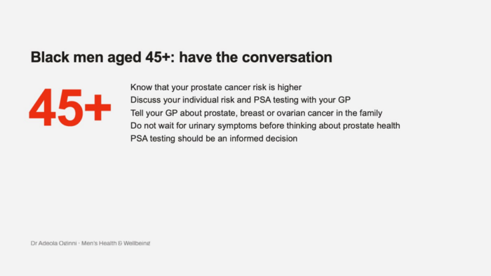 Men's Health and Preventive Care